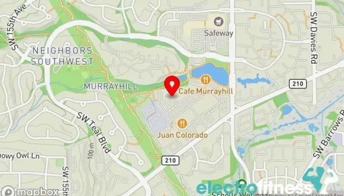 map of 24 Hour Fitness Gym, Fitness center, Indoor cycling, Indoor swimming pool, Personal trainer, Sauna, Yoga studio in Beaverton