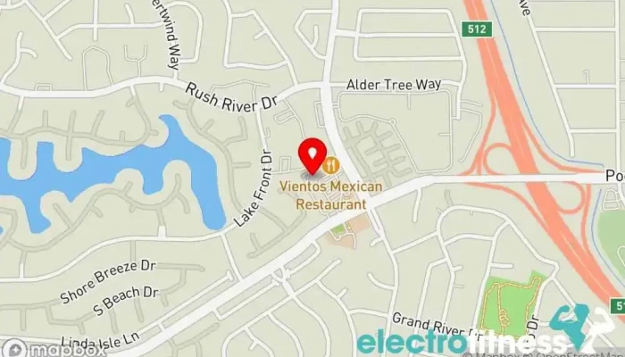 map of 24 Hour Fitness Gym, Fitness center, Personal trainer, Sauna, Yoga studio in Sacramento