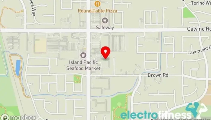map of 24 Hour Fitness Gym, Fitness center, Indoor cycling, Personal trainer, Training centre, Yoga studio in Elk Grove