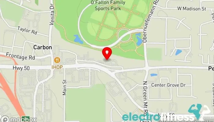 map of 24 hour Fitness Zone gym. Gym, Fitness center, Personal trainer, Sports club in O'Fallon