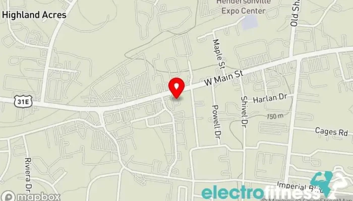map of 28:Tenn Fitness Personal trainer, Nutritionist in Hendersonville
