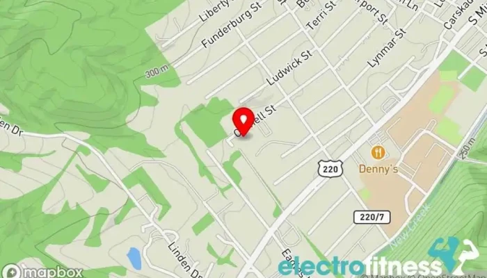 map of 304 Fitness Gym in Keyser