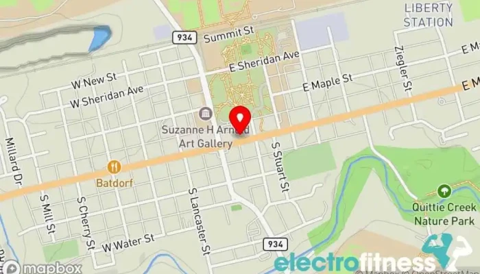 map of 5 Stones Fight Club Fitness center, Boxing gym, Church, Gym in Annville