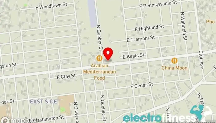 map of Abstract Aerial Academy Dance school, Fitness center in Allentown