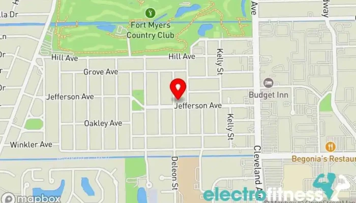 map of Aging Boldly Health consultant, Personal trainer, Weight loss service in Fort Myers