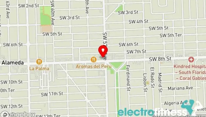 map of Airport Fitness Center Gym, Physical fitness program in Miami