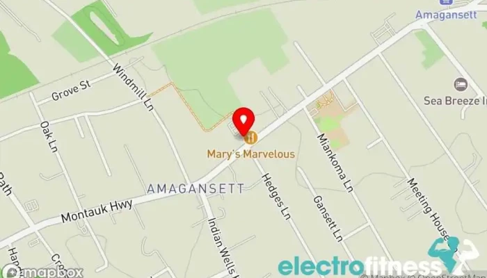 map of Align Yoga Hamptons Yoga studio in Amagansett