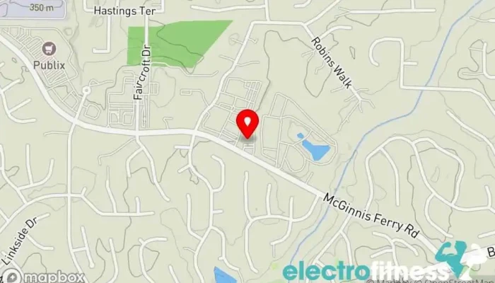 map of All Around Gymnastics Gymnastics center in Alpharetta