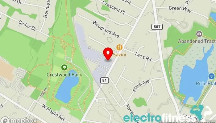map of Allendale Community Center Gym in Allendale