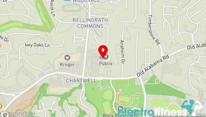 map of Alloy Personal Training Haynes Bridge Village Personal trainer, Fitness center, Nutritionist, Physical fitness program, Weight loss service in Alpharetta