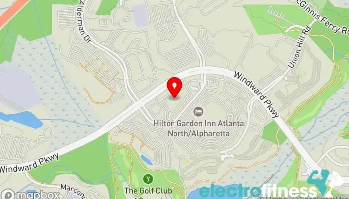 map of Alloy Personal Training Windward Personal trainer in Alpharetta