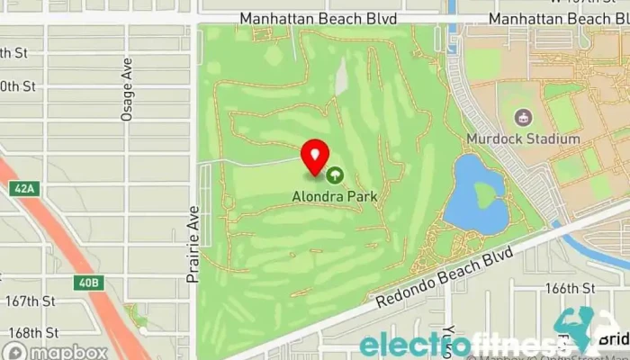 map of Alondra Park Park, Tourist attraction in Lawndale