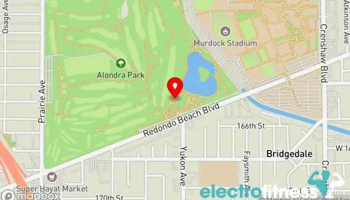map of Alondra Park Splash Pad Water park, Park, Tourist attraction in Lawndale