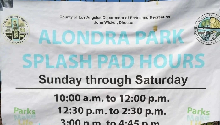 Alondra Park Splash Pad -  Where - Lawndale
