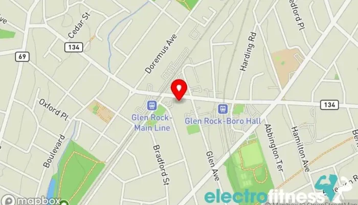 map of Alpha Fit Club Fitness center in Glen Rock
