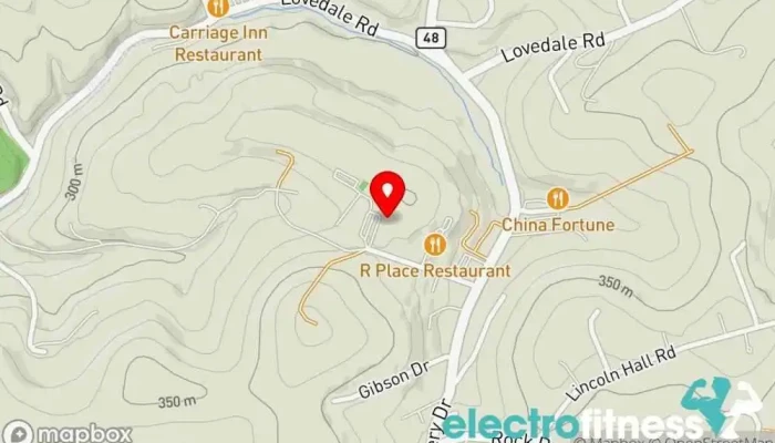 map of Alpha Fitness Club Gym in Elizabeth