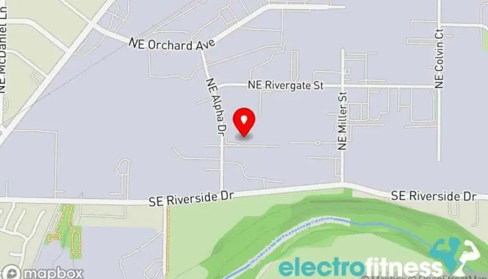 map of Alpine Fitness Gym in McMinnville