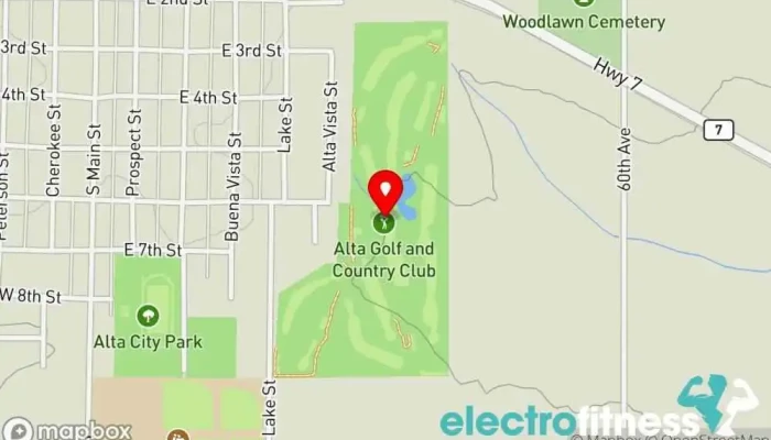 map of Alta Golf & Country Club Country club, Golf club, Golf course in Alta