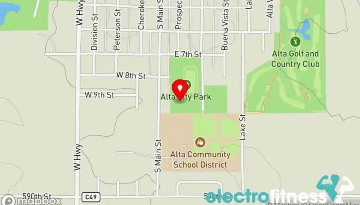 map of Alta Pool Outdoor swimming pool in Alta