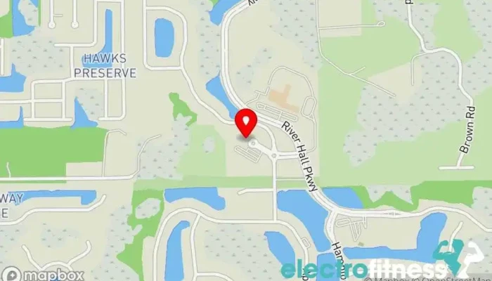 map of Amenity Center Cascades Gym in Alva