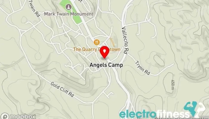map of Angels Camp Body Shop Physical fitness program in Angels Camp