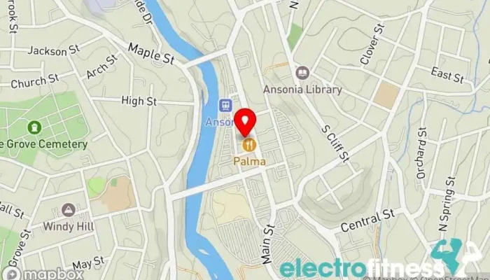 map of Ansonia Shotokan Karate Martial arts school in Ansonia