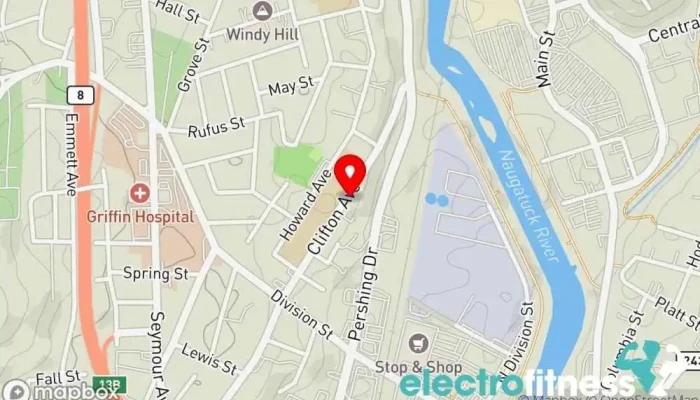 map of Ansonia Tae Kwon Do Academy Taekwondo school in Ansonia