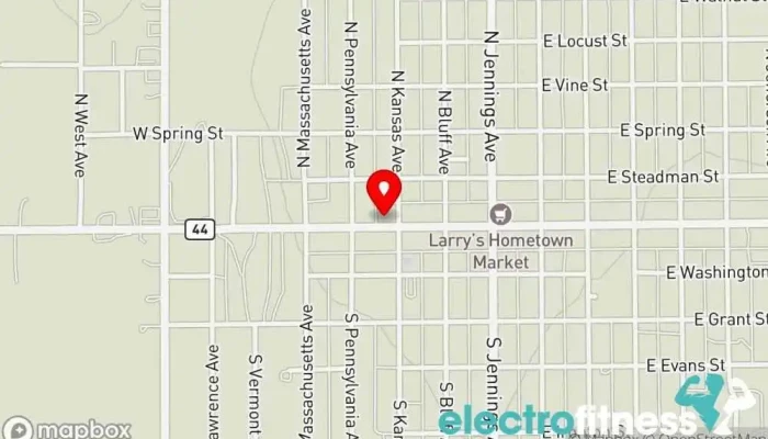 map of Anthony Wellness Center Fitness center in Anthony