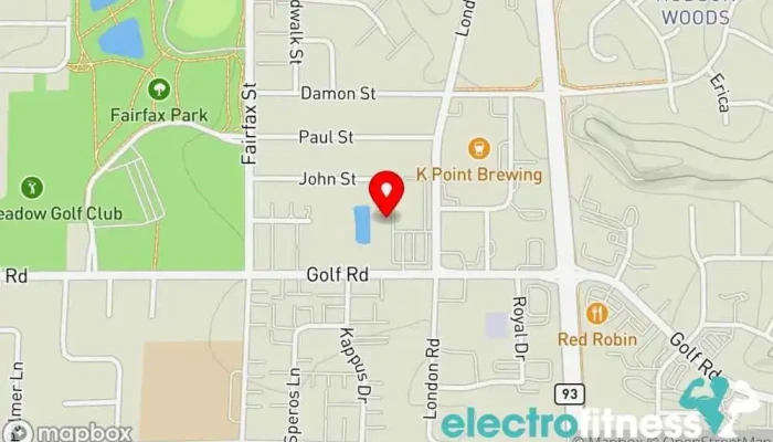 map of Anytime Fitness Gym, Fitness center, Personal trainer, Physical fitness program, Weightlifting area, Women's personal trainer in Eau Claire
