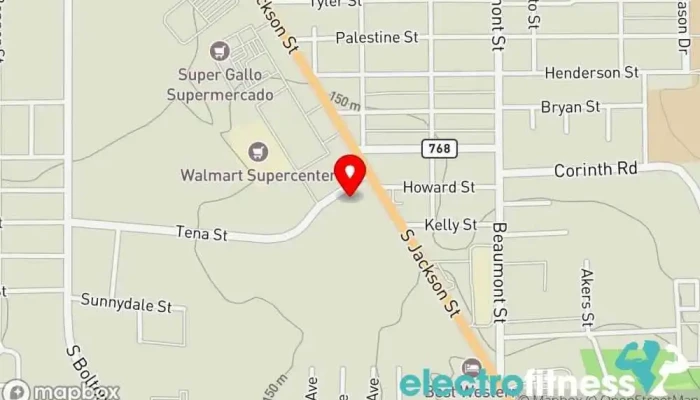 map of Anytime Fitness Gym, Fitness center, Personal trainer, Physical fitness program, Weightlifting area, Women's personal trainer in Jacksonville