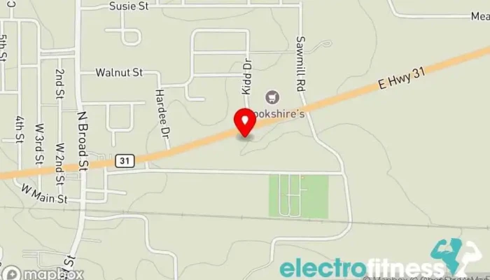 map of Anytime Fitness Gym, Fitness center, Personal trainer, Physical fitness program, Weightlifting area, Women's personal trainer in Chandler