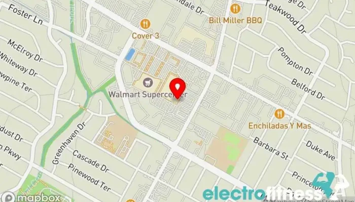 map of Anytime Fitness Gym, Fitness center, Personal trainer, Physical fitness program, Weightlifting area, Women's personal trainer in Austin