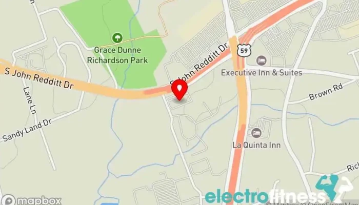 map of Anytime Fitness Gym, Fitness center, Personal trainer, Physical fitness program, Weightlifting area, Women's personal trainer in Lufkin