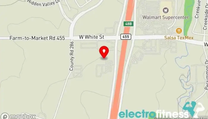 map of Anytime Fitness Gym, Fitness center, Personal trainer, Physical fitness program, Weightlifting area, Women's personal trainer in Anna