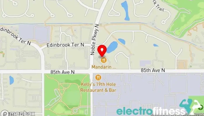 map of Anytime Fitness Gym, Fitness center, Personal trainer, Physical fitness program, Weightlifting area, Women's personal trainer in Brooklyn Park