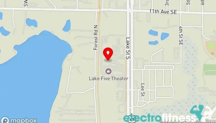 map of Anytime Fitness Gym, Fitness center, Personal trainer, Physical fitness program, Weightlifting area, Women's personal trainer in Forest Lake