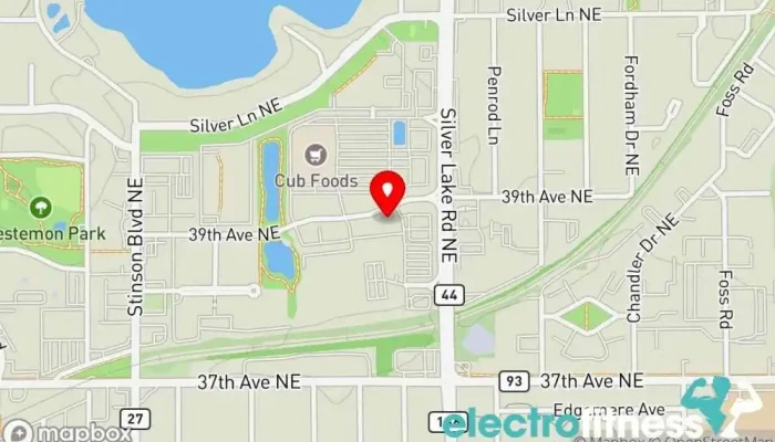 map of Anytime Fitness Gym, Fitness center, Personal trainer, Physical fitness program, Weightlifting area, Women's personal trainer in St Anthony