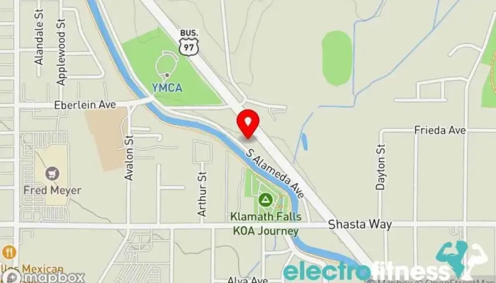 map of APE Strength and Conditioning Gym in Klamath Falls