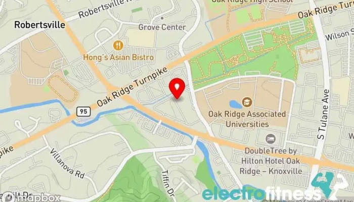 map of Armor Gym-Oak Ridge Gym in Oak Ridge