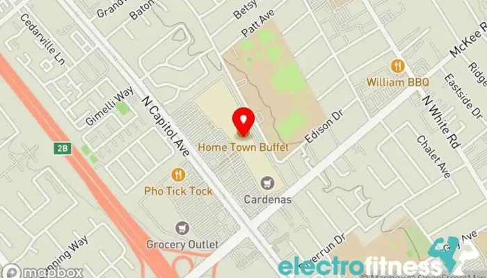 map of ArmorUp Boxing Club Boxing club, Boxing gym, Boxing ring in San Jose