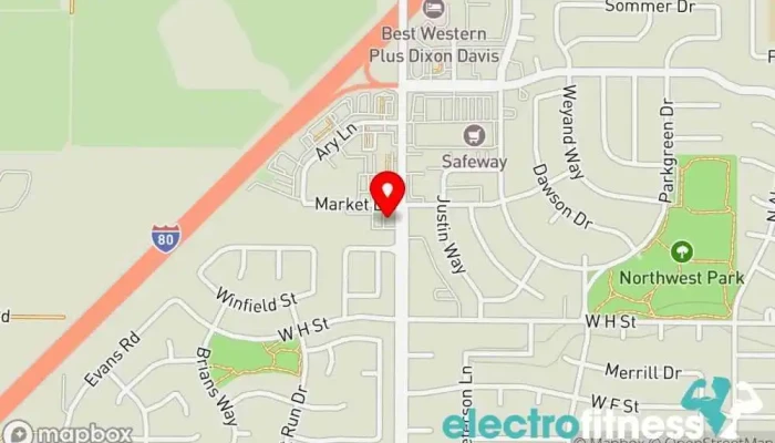 map of ASAP Fitness Gym, Personal trainer, Physical fitness program in Dixon