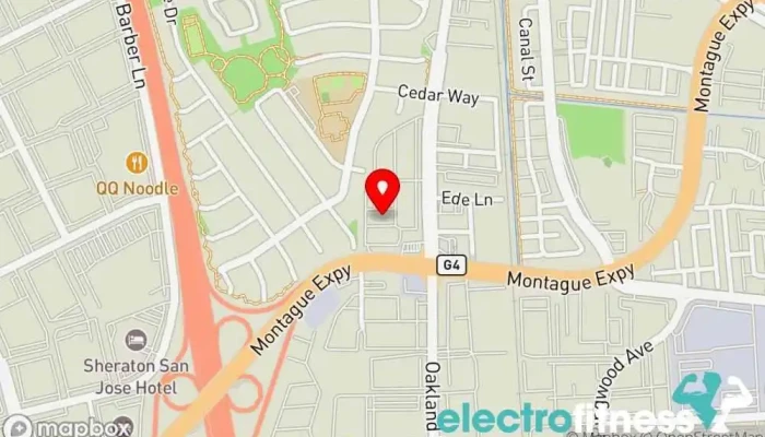 map of Ascend Muay Thai and Fitness Muay Thai boxing gym, Fitness center in Milpitas