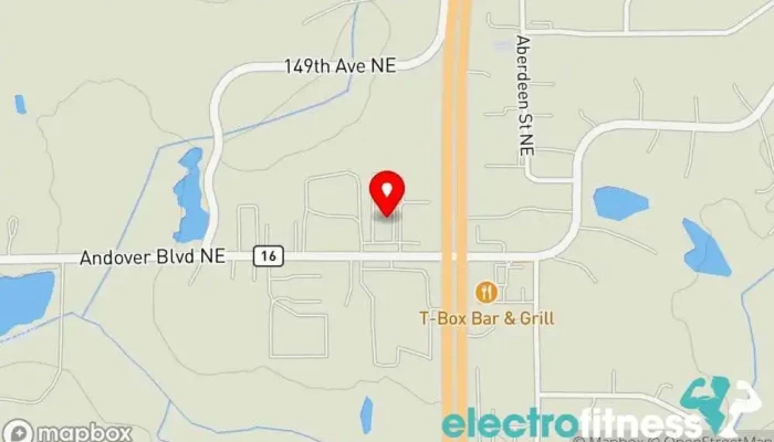 map of Ascension Fitness Training Personal trainer, Fitness center, Gym, Martial arts school in Ham Lake