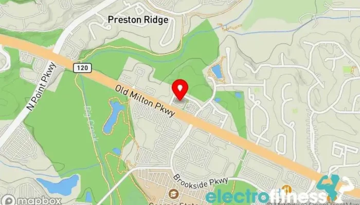 map of Aspire Personal Training for Women - Alpharetta Fitness center in Alpharetta