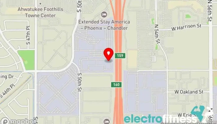 map of At Home Fitness Ahwatukee Exercise equipment store in Phoenix