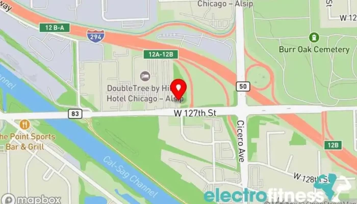 map of Avenue 6 Fitness Body shaping class in Alsip
