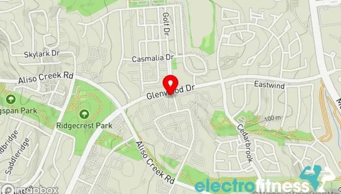 map of Azarian US Gymnastics Gymnastics center in Aliso Viejo