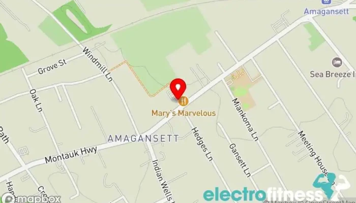 map of B East Real Ryder Fitness Std Gym in Amagansett