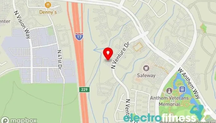 map of Back to Health of Anthem: A Chiropractic Wellness Center Chiropractor, Gym, Health consultant, Massage therapist, Personal trainer in Anthem