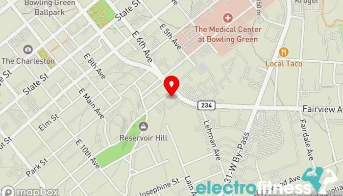 map of Barre Co Physical fitness program in Bowling Green